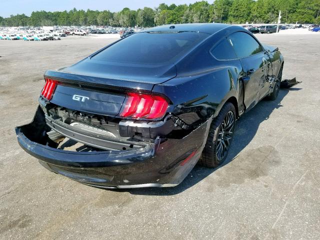 1FA6P8CF5J5112808 - 2018 FORD MUSTANG GT BLACK photo 4