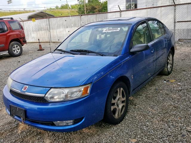 1G8AL52F74Z168840 - 2004 SATURN ION LEVEL BLUE photo 2