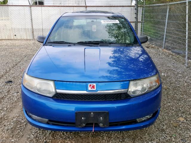 1G8AL52F74Z168840 - 2004 SATURN ION LEVEL BLUE photo 9