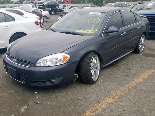 2G1WU57M591281856 - 2009 CHEVROLET IMPALA LTZ GRAY photo 2