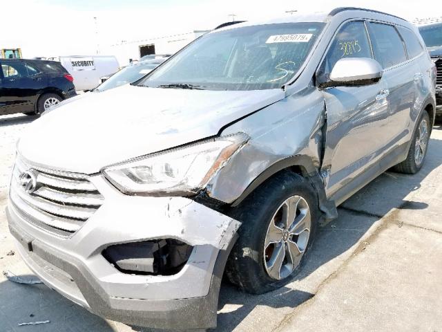 KM8SM4HF2GU163423 - 2016 HYUNDAI SANTA FE S SILVER photo 2