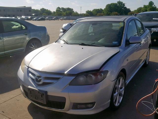 JM1BK323871604864 - 2007 MAZDA 3 S SILVER photo 2