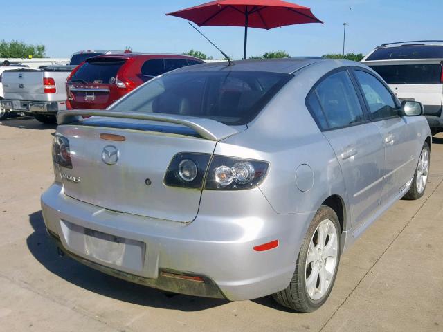 JM1BK323871604864 - 2007 MAZDA 3 S SILVER photo 4