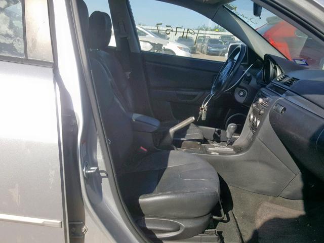 JM1BK323871604864 - 2007 MAZDA 3 S SILVER photo 5