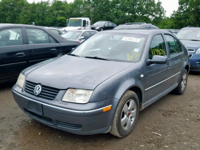 3VWSA69M95M033241 - 2005 VOLKSWAGEN JETTA GLS GRAY photo 2