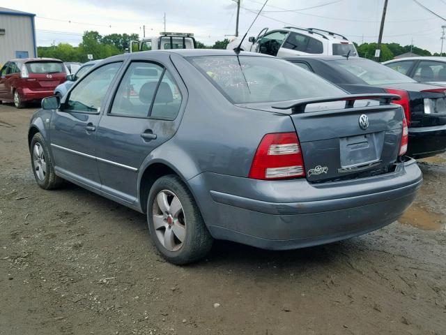 3VWSA69M95M033241 - 2005 VOLKSWAGEN JETTA GLS GRAY photo 3