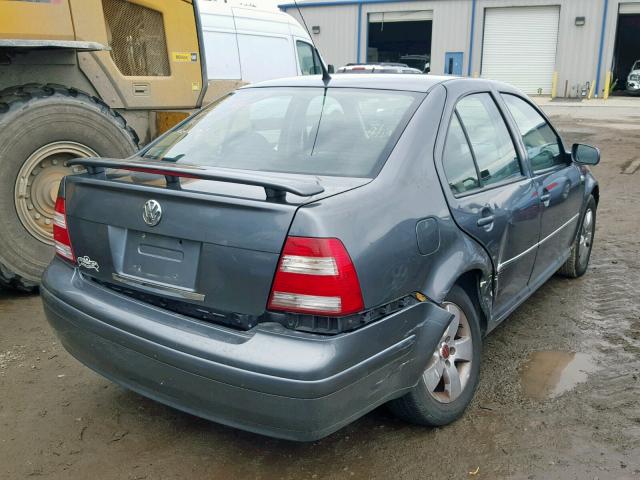 3VWSA69M95M033241 - 2005 VOLKSWAGEN JETTA GLS GRAY photo 4