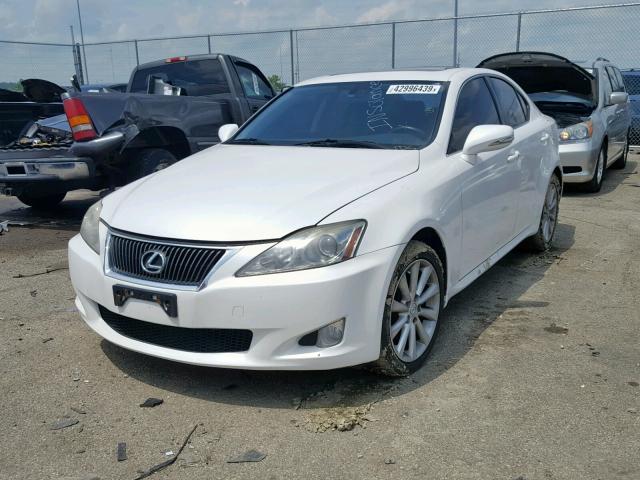 JTHCK262192029731 - 2009 LEXUS IS 250 WHITE photo 2