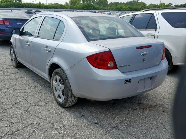 1G1AL55FX87231277 - 2008 CHEVROLET COBALT LT SILVER photo 3