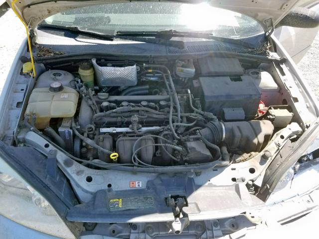 1FAFP34N15W209657 - 2005 FORD FOCUS ZX4 SILVER photo 7