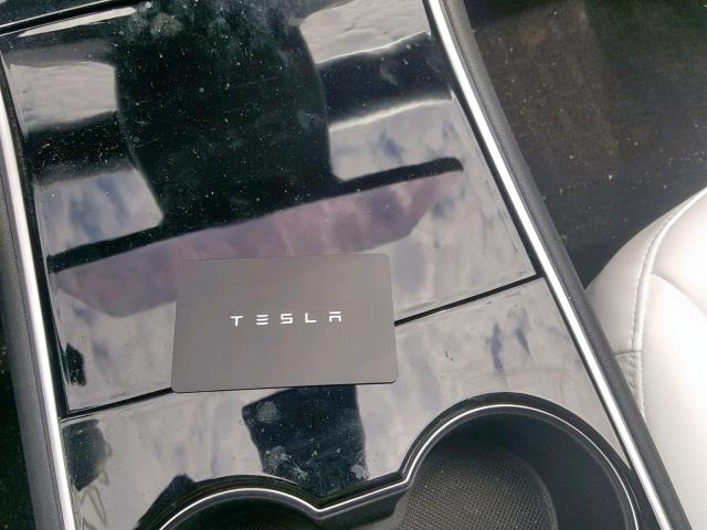 5YJ3E1EB6JF184412 - 2018 TESLA MODEL 3 BLACK photo 9