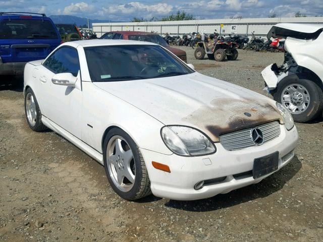 WDBKK65F41F202128 - 2001 MERCEDES-BENZ SLK 320 WHITE photo 1