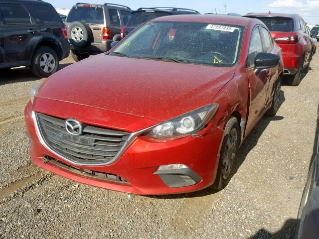 JM1BM1T77F1247126 - 2015 MAZDA 3 SV RED photo 2