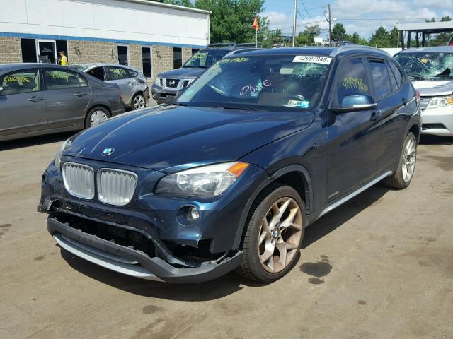 WBAVL1C52DVR84672 - 2013 BMW X1 XDRIVE2 BLUE photo 2