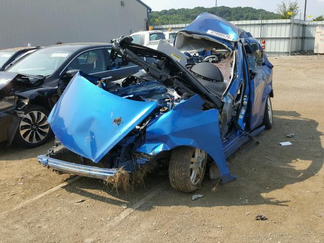 JHMGD38628S004904 - 2008 HONDA FIT SPORT BLUE photo 2