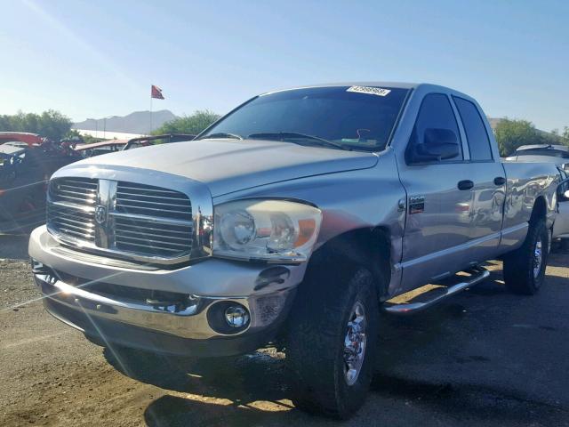 3D7KS28A58G196347 - 2008 DODGE RAM 2500 S SILVER photo 2