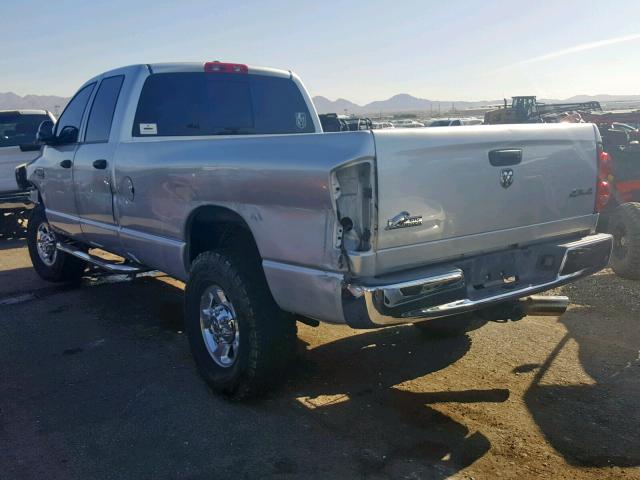 3D7KS28A58G196347 - 2008 DODGE RAM 2500 S SILVER photo 3