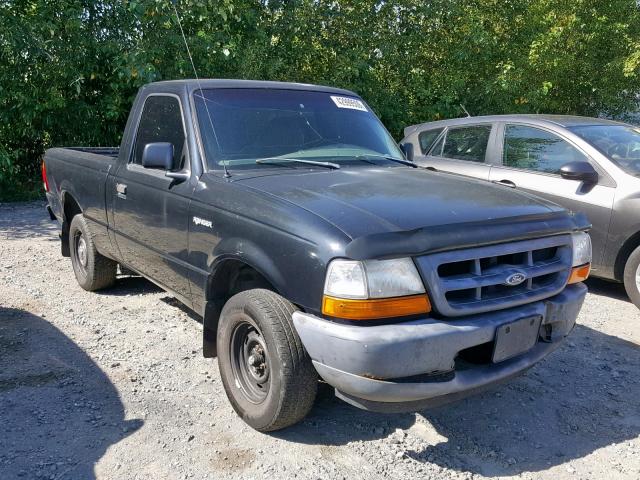 1FTYR10C1WPB40275 - 1998 FORD RANGER BLACK photo 1