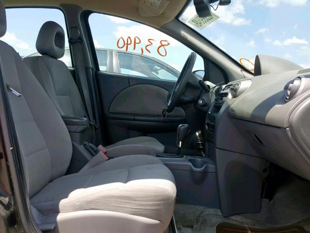 1G8AJ52FX5Z106906 - 2005 SATURN ION LEVEL SILVER photo 5