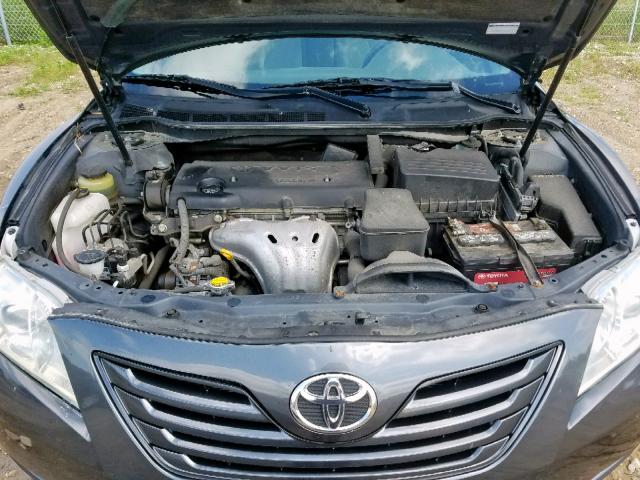 4T1BE46K87U704164 - 2007 TOYOTA CAMRY NEW CHARCOAL photo 7