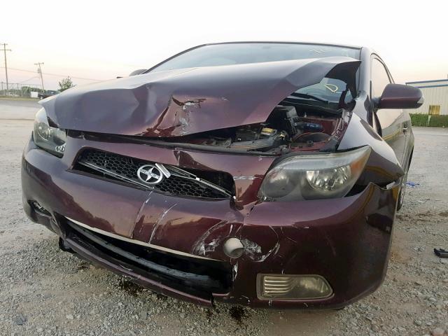 JTKDE167X70166669 - 2007 TOYOTA SCION TC მუქწითელი ფოტო 9