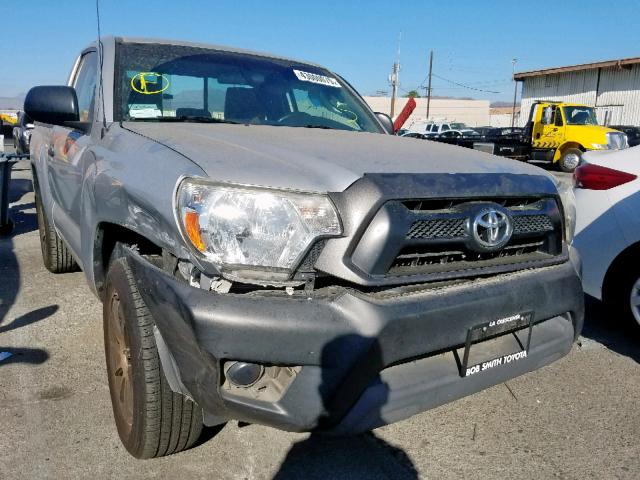 5TFNX4CN8CX013266 - 2012 TOYOTA TACOMA SILVER photo 1