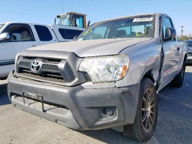 5TFNX4CN8CX013266 - 2012 TOYOTA TACOMA SILVER photo 2