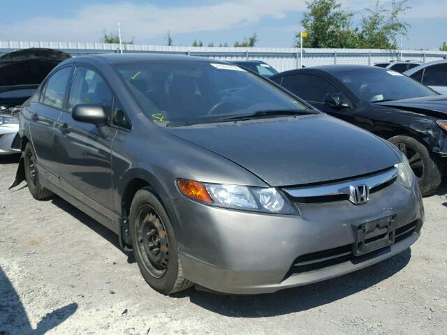 2HGFA16376H039298 - 2006 HONDA CIVIC DX V GRAY photo 1