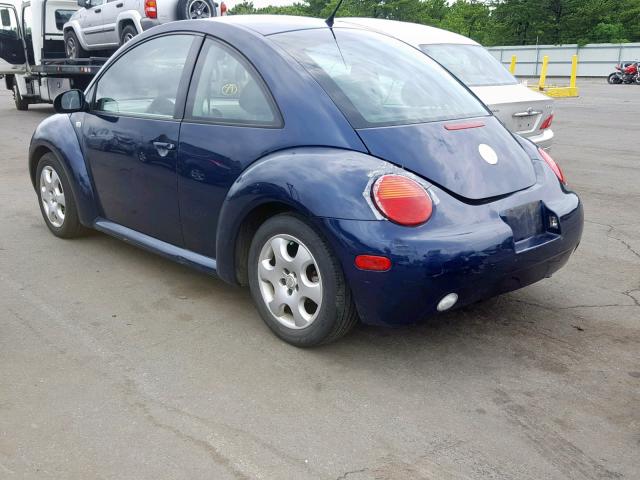 3VWCK21C73M407033 - 2003 VOLKSWAGEN NEW BEETLE أزرق صورة 3
