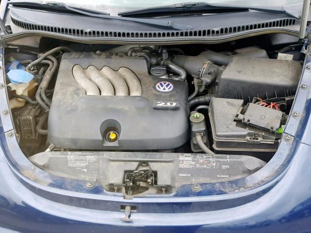3VWCK21C73M407033 - 2003 VOLKSWAGEN NEW BEETLE أزرق صورة 7
