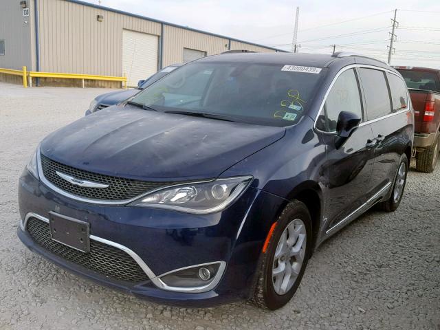 2C4RC1EG6HR832308 - 2017 CHRYSLER PACIFICA T BLUE photo 2