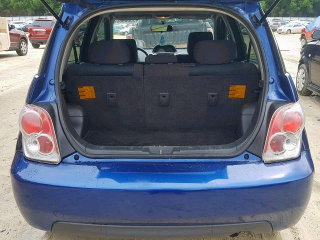 JTKKT604850122532 - 2005 TOYOTA SCION XA BLUE photo 9