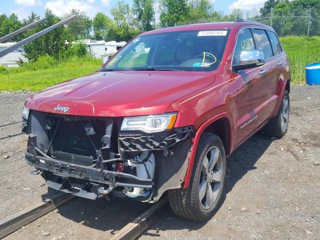 1C4RJFCG2EC266058 - 2014 JEEP GRAND CHER RED photo 2