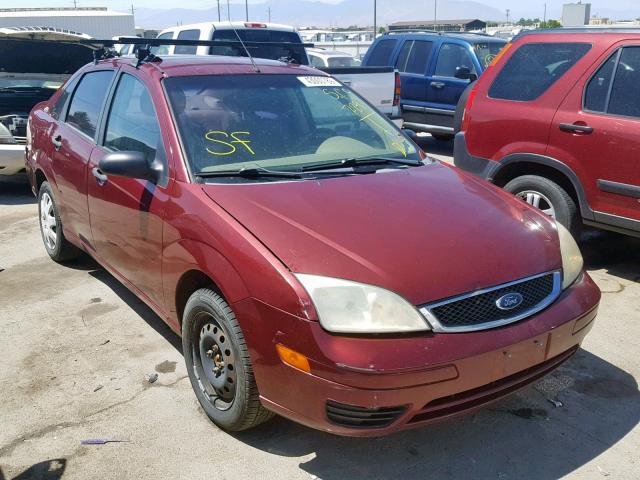 1FAFP34N26W244743 - 2006 FORD FOCUS ZX4 BURGUNDY photo 1