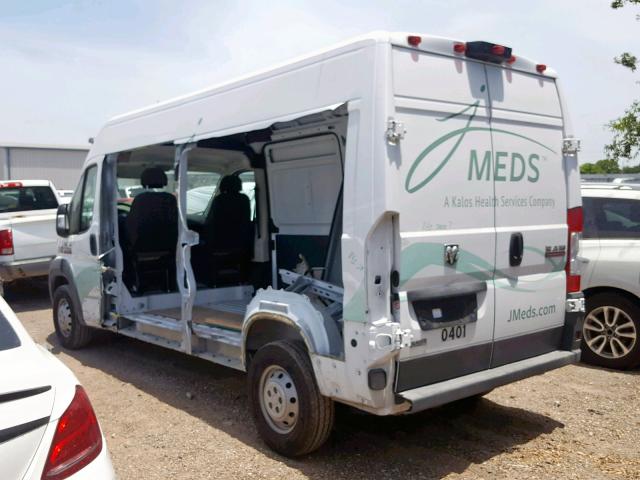 3C6TRVDG3JE148702 - 2018 RAM PROMASTER 白色 照片 3