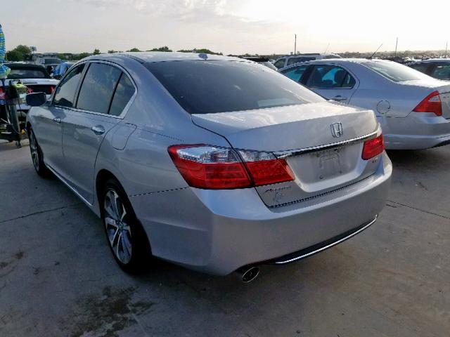 1HGCR3F81EA021220 - 2014 HONDA ACCORD EXL SILVER photo 3