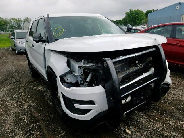 1FM5K8AR6HGC25825 - 2017 FORD EXPLORER P WHITE photo 1