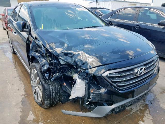 5NPE34AF8GH331333 - 2016 HYUNDAI SONATA SPO BLACK photo 1