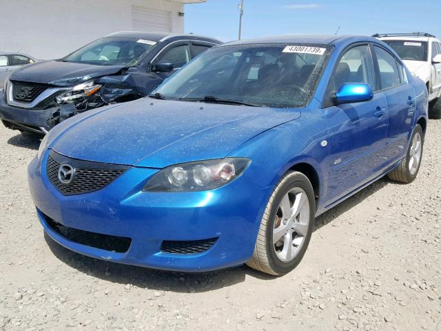 JM1BK323561489400 - 2006 MAZDA 3 S BLUE photo 2