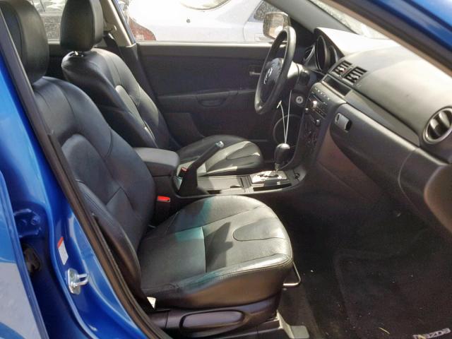 JM1BK323561489400 - 2006 MAZDA 3 S BLUE photo 5