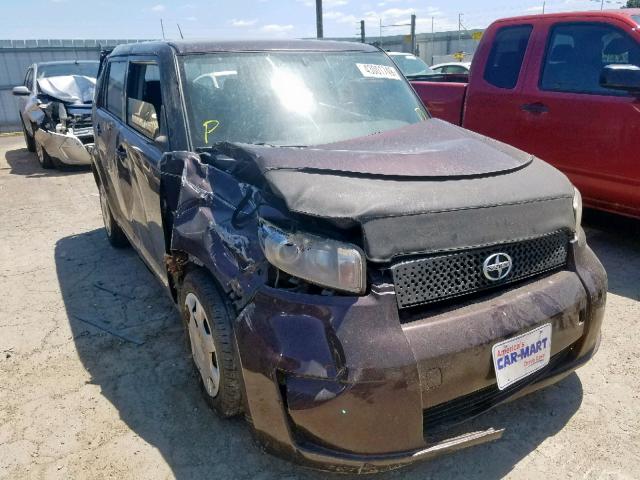 JTLKE50E981009647 - 2008 TOYOTA SCION XB 紫色 照片 1