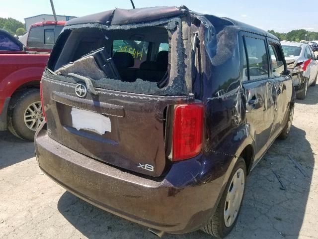 JTLKE50E981009647 - 2008 TOYOTA SCION XB 紫色 照片 4