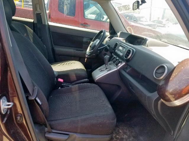 JTLKE50E981009647 - 2008 TOYOTA SCION XB 紫色 照片 5