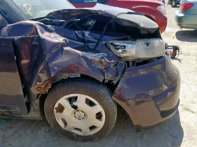 JTLKE50E981009647 - 2008 TOYOTA SCION XB 紫色 照片 9