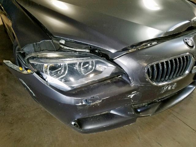 WBA6A0C52DDF14347 - 2013 BMW 640 I CHARCOAL photo 9