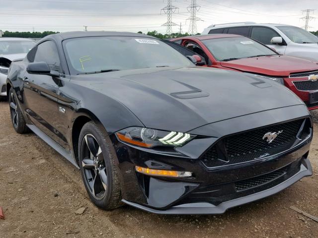 1FA6P8CFXJ5113999 - 2018 FORD MUSTANG GT BLACK photo 1