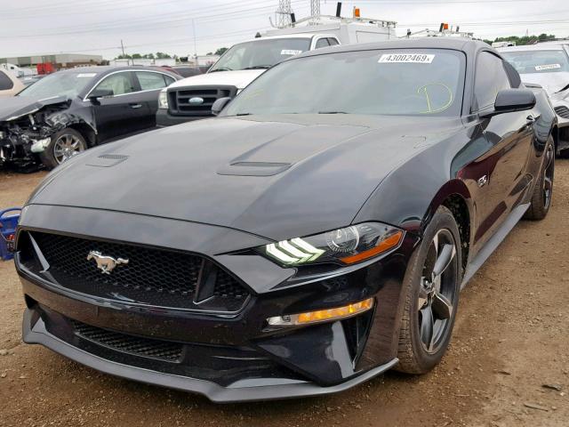 1FA6P8CFXJ5113999 - 2018 FORD MUSTANG GT BLACK photo 2