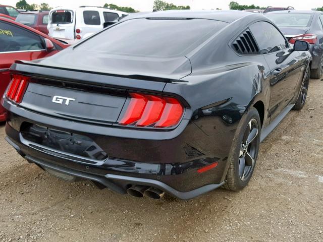 1FA6P8CFXJ5113999 - 2018 FORD MUSTANG GT BLACK photo 4