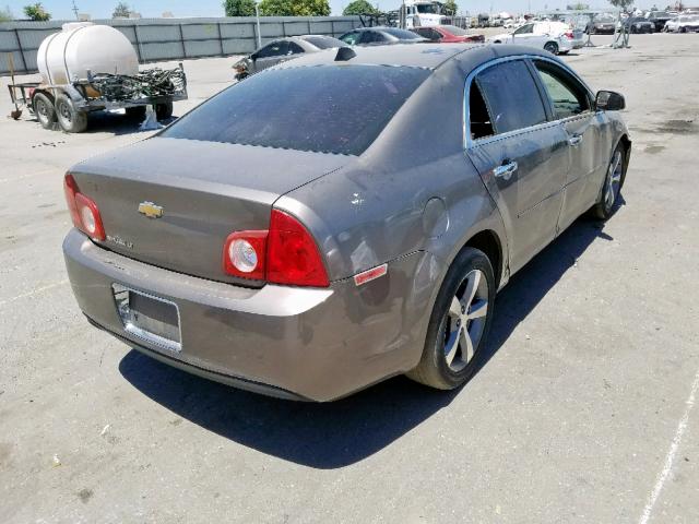 1G1ZC5E04CF191890 - 2012 CHEVROLET MALIBU 1LT BROWN photo 4