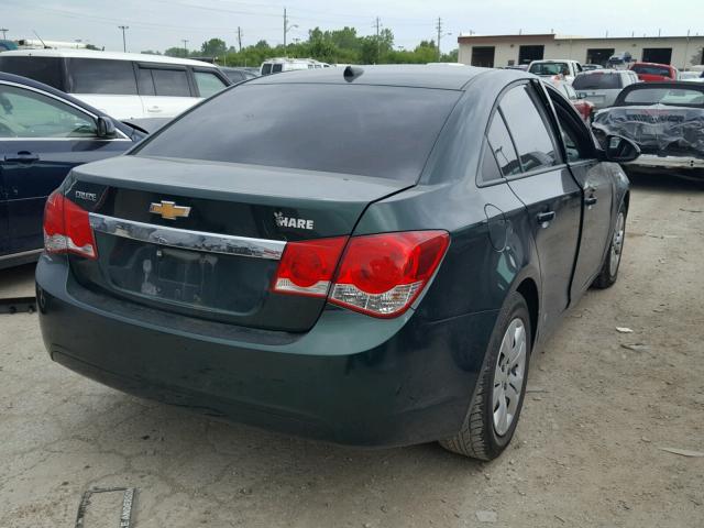 1G1PA5SH1E7425052 - 2014 CHEVROLET CRUZE LS GREEN photo 4